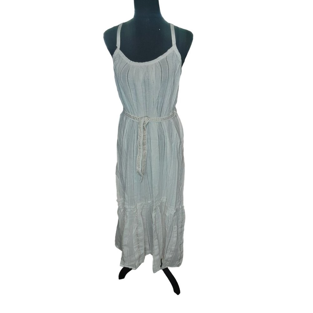 Lemlem Kelali Sundress /Coverup Beach Maxi Crisscross Back Straps Size M - Picture 8 of 12